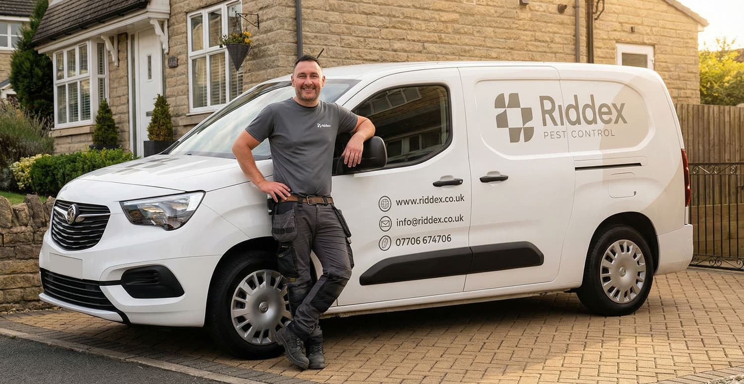 Anthony, lead pest control technician at Riddex Pest Control