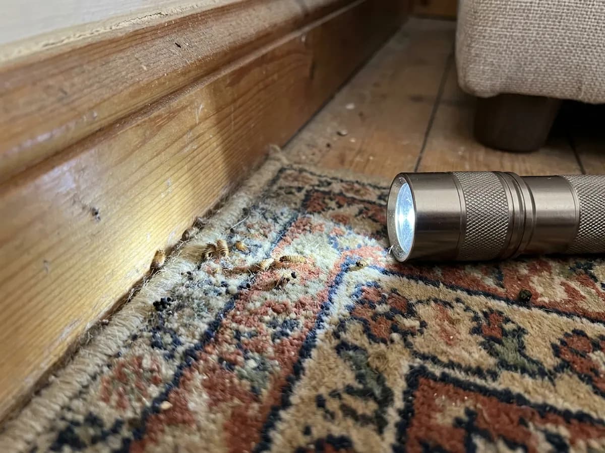 Carpet Beetle Pest Control inspection image for Riddex Pest Control