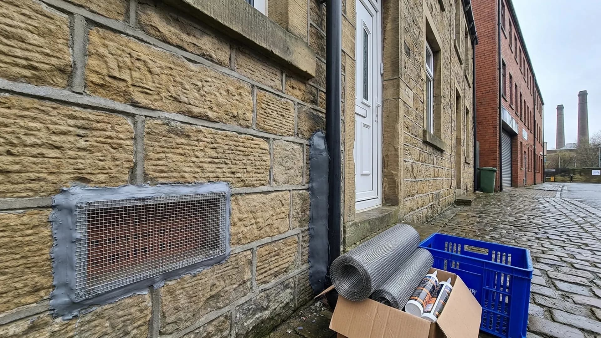 Rodent proofing detail checked at a Bradford property